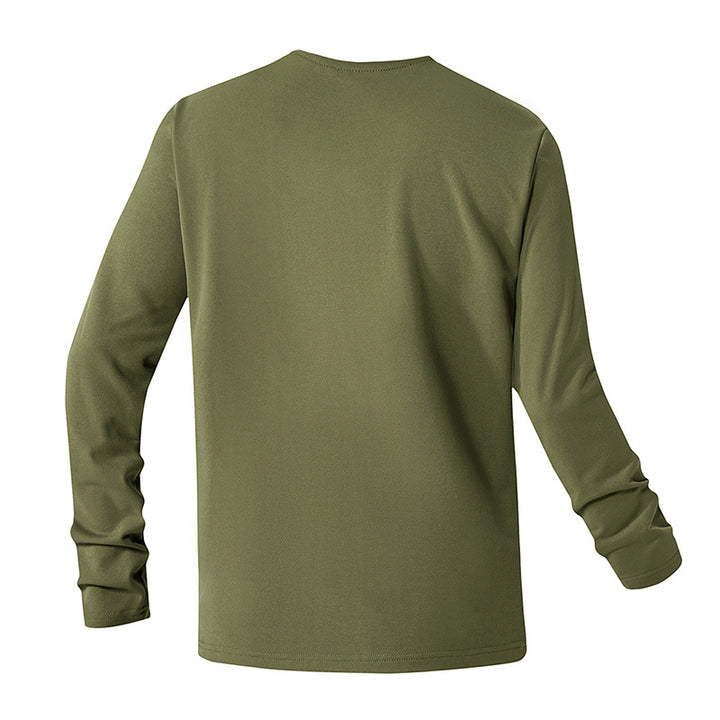 Herren Atmungsaktives Funktionsshirt mit Reißverschlusstasche Aliams