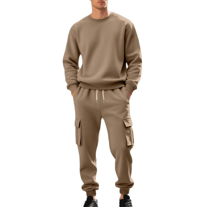 Herren Freizeit-Loungewear mit praktischen Taschen und elastischem Bund Aliams