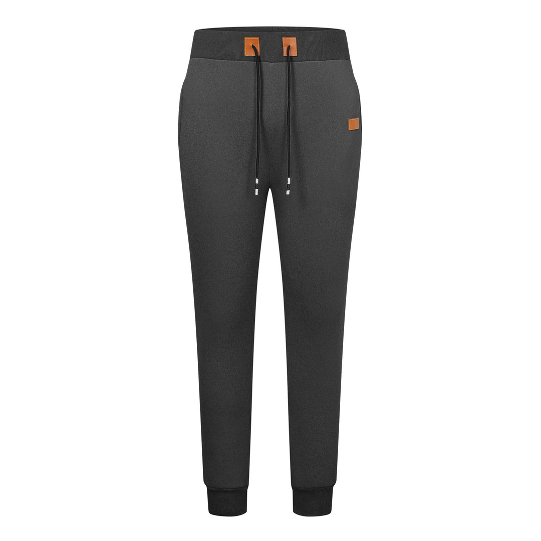 Herren Komfortable Jogginghose mit verstellbarem Bund und seitlichen Reißverschlusstaschen Aliams