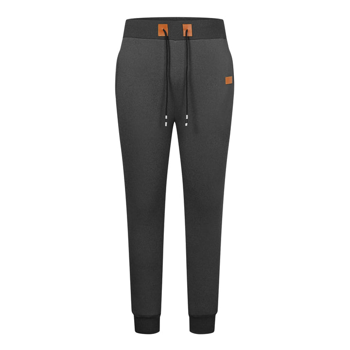 Herren Komfortable Jogginghose mit verstellbarem Bund und seitlichen Reißverschlusstaschen Aliams