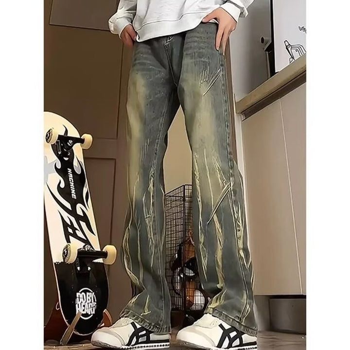 Herren lässige baggy Jeans im used Look Aliams