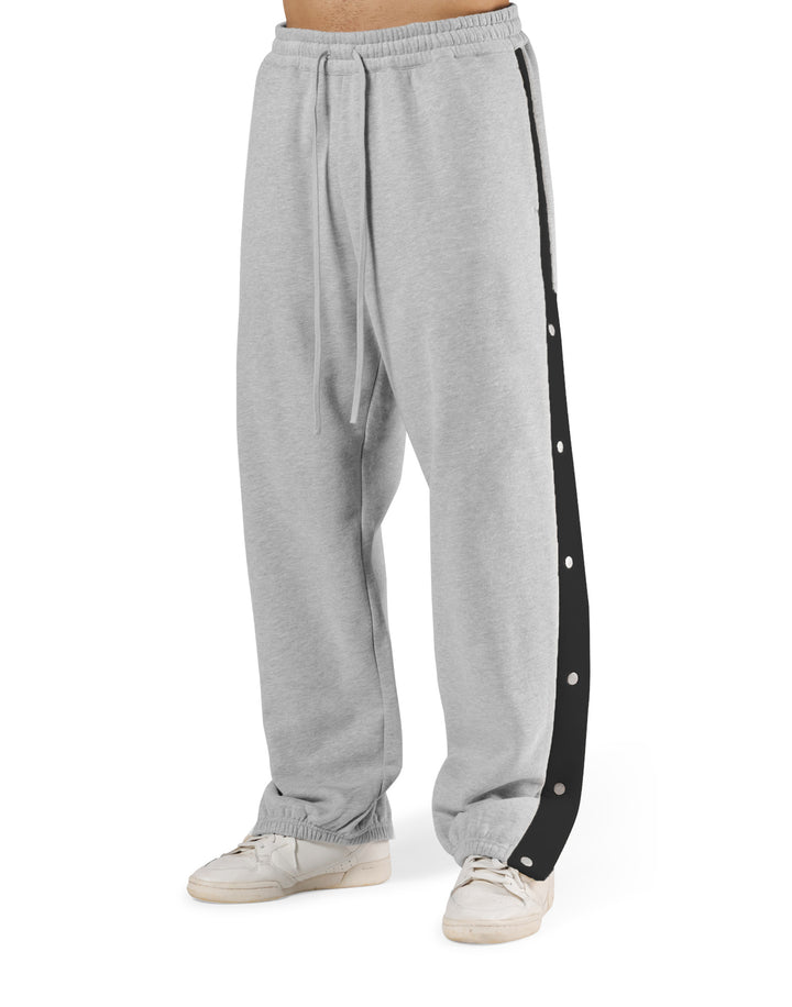 Herren Sporthose mit Druckknöpfen und elastischem Bund Aliams