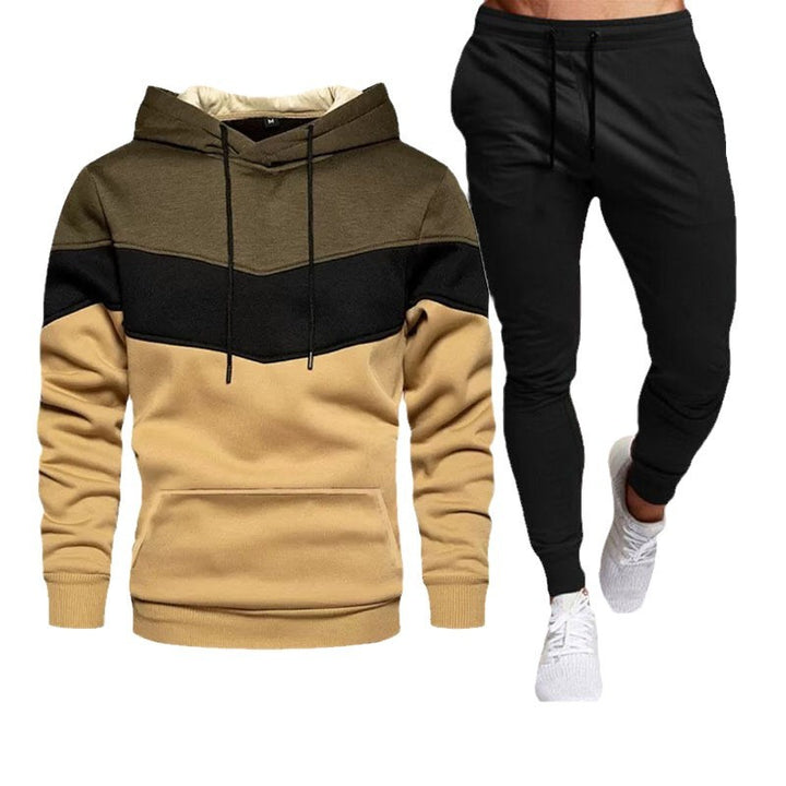 Herren Sportliches Sweatshirt und Jogginghose Set Aliams