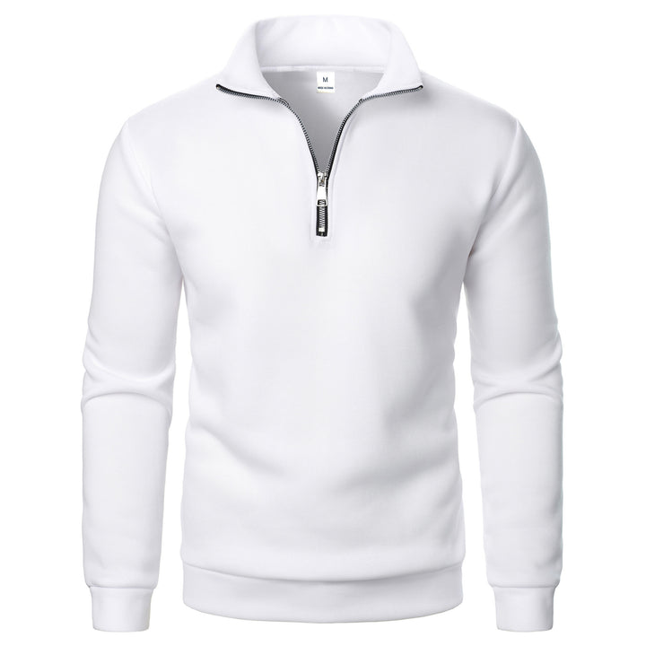 Herren warme Fleece Pullover mit halbem Reißverschluss Aliams