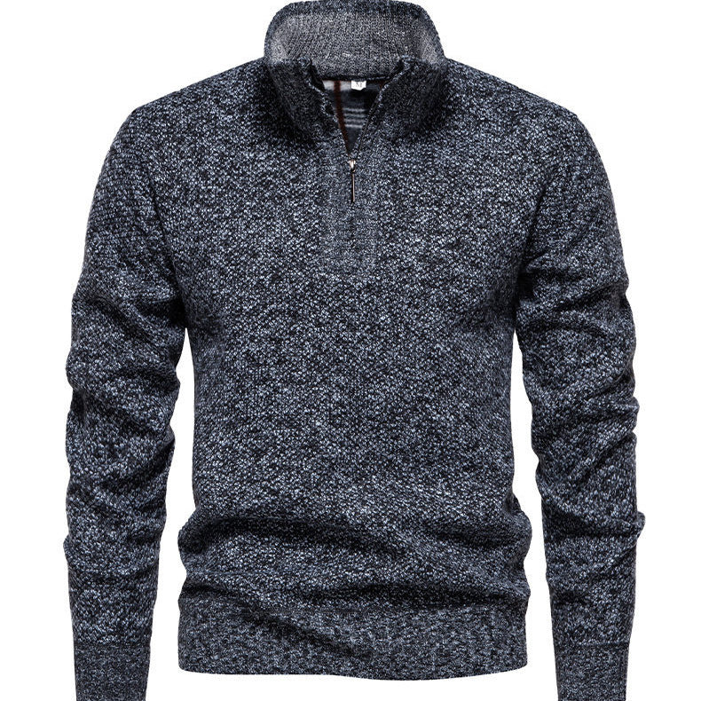 Herren Zip-Pullover mit strukturiertem Design Aliams