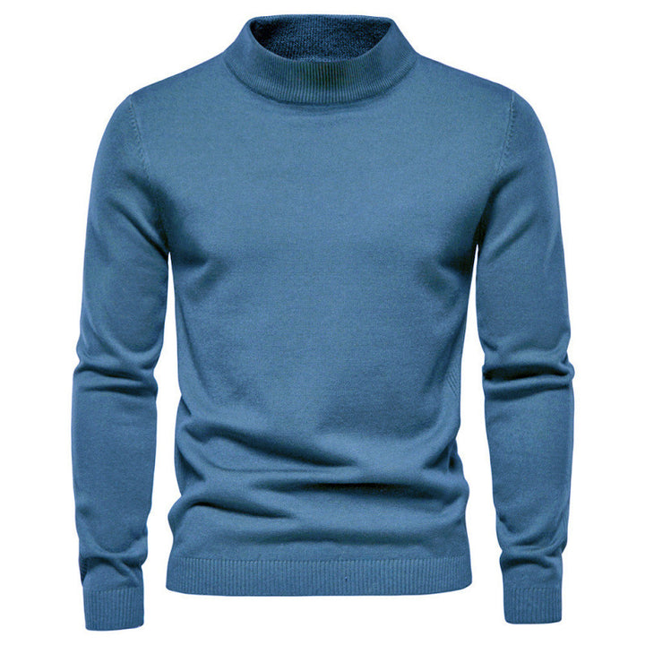 Herren Strickpullover mit hohen Kragen Aliams