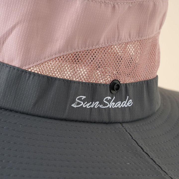 Damen Sonnenschutz-Hut mit Verstellbarem Kinnband und Atmungsaktiver Netzstruktur Aliams