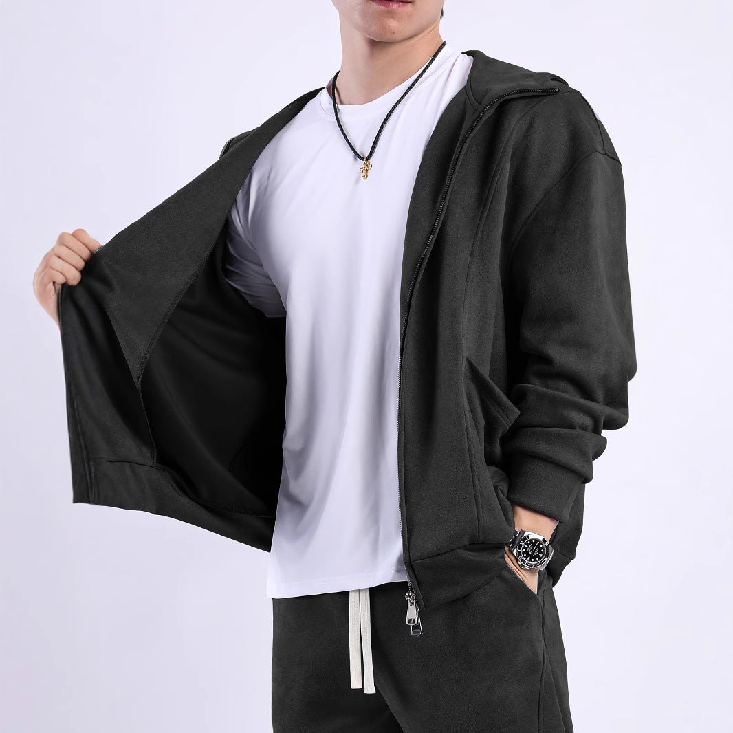 Herren Fleecejacke mit ergonomischem Schnitt und praktischen Taschen Aliams