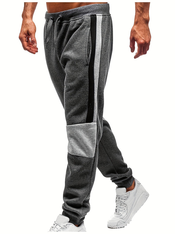 Herren Sportliche Sweatpants mit Farbblock-Design und elastischem Bund Aliams