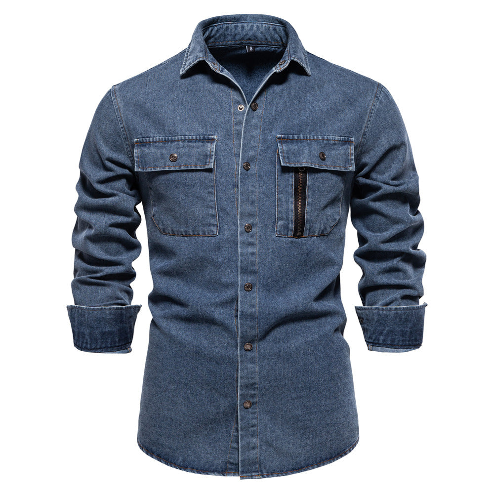 Herren Jeanshemd Aliams