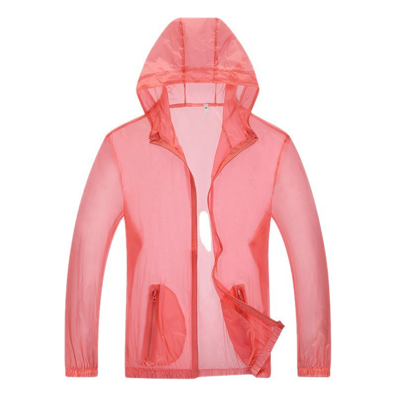 Herren ultraleichte Regenjacke mit verstellbarem Kapuzenbereich und reflektierenden Elementen Aliams