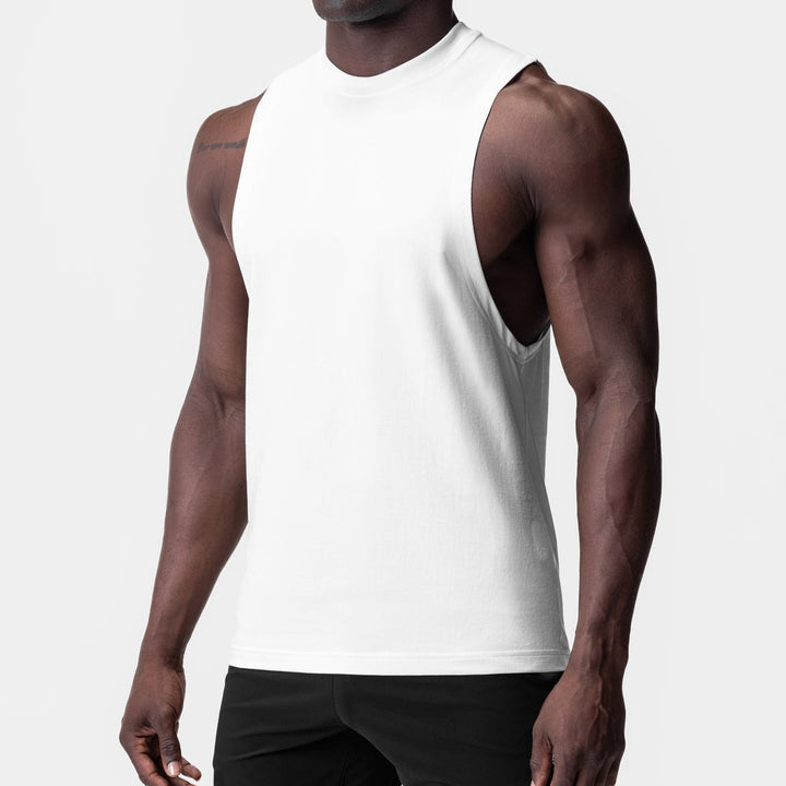Herren Sportliches Muskelshirt mit weitem Armloch Aliams