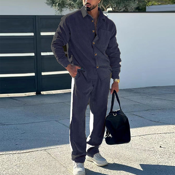 Herren Freizeitanzug mit innovativem Gewebe und praktischen Taschen Aliams