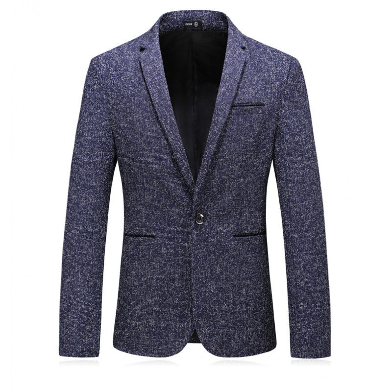 Herren eleganter Blazer mit strukturiertem Design und schmalem Schnitt Aliams