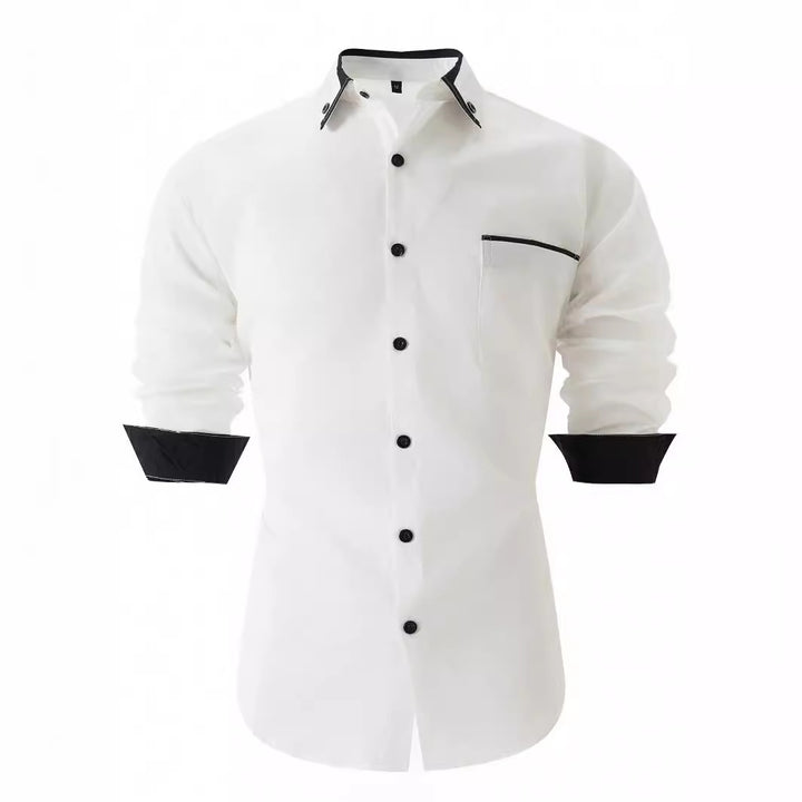 Herren Business Hemd mit kontrastierenden Akzenten Aliams