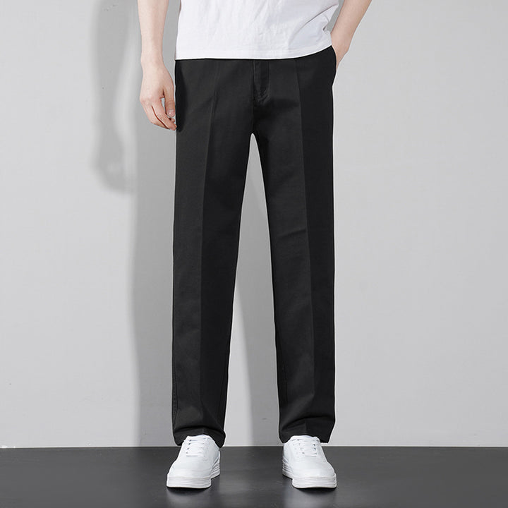 Herren schicke Freizeit-Hose mit elastischem Bund und bequemen Taschen Aliams