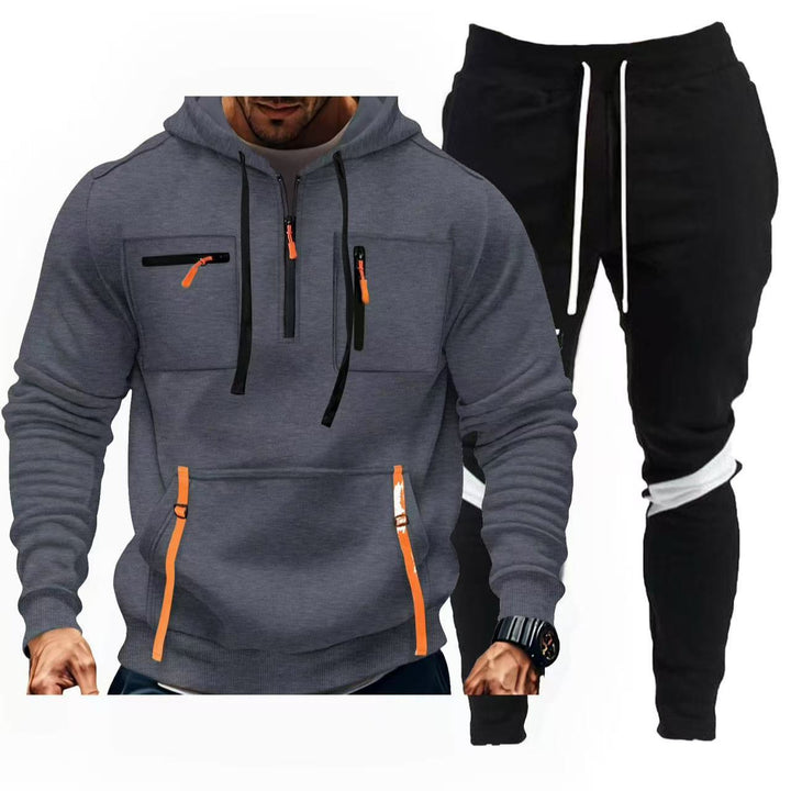 Herren sportliches Hoodie- und Jogginghosen-Set Aliams