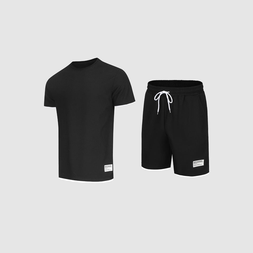 Herren stylisches Freizeit-Set mit kontrastierenden Details Aliams