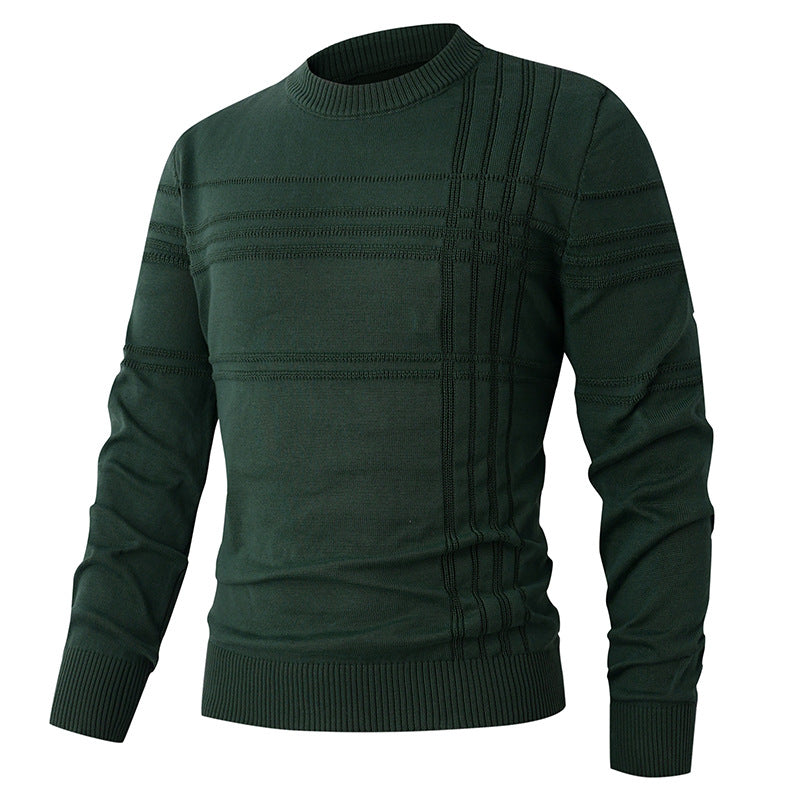 Herren feiner Strickpullover mit strukturiertem Design Aliams