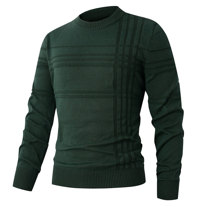 Herren feiner Strickpullover mit strukturiertem Design Aliams
