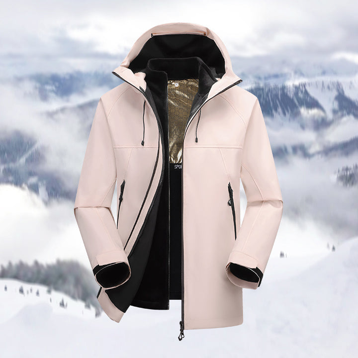 Herren Outdoor-Jacke mit winddichter und wasserabweisender Beschichtung Aliams