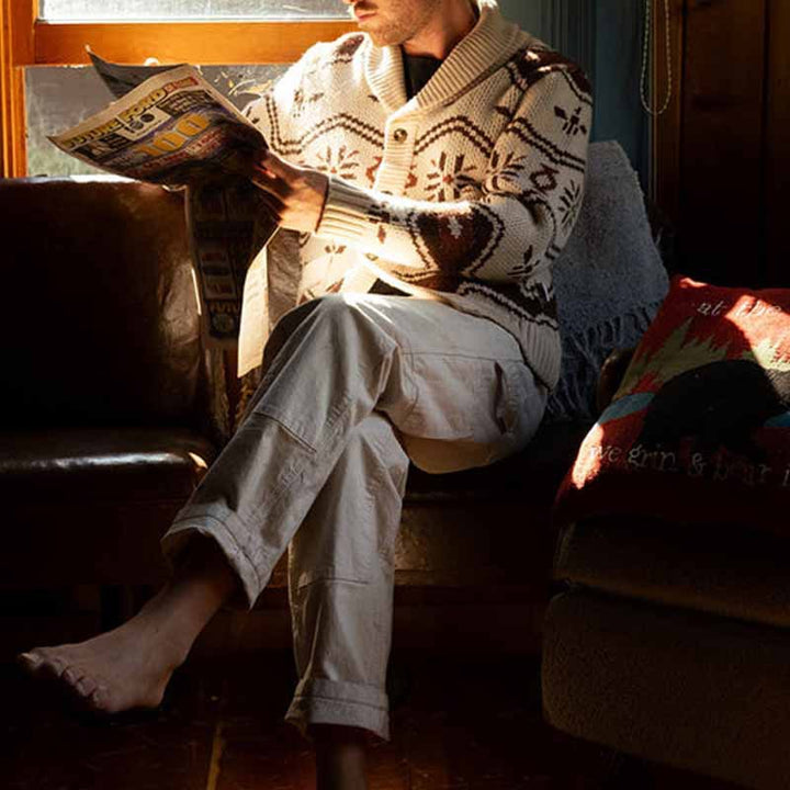 Damen Strickjacke mit aufwendigem Muster Aliams