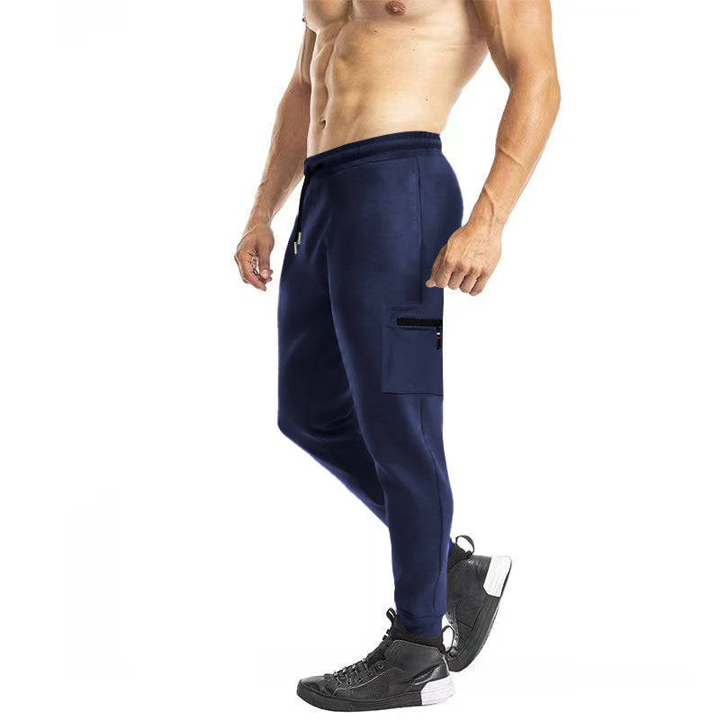 Herren Sportliche Jogginghose mit Seitentaschen Aliams