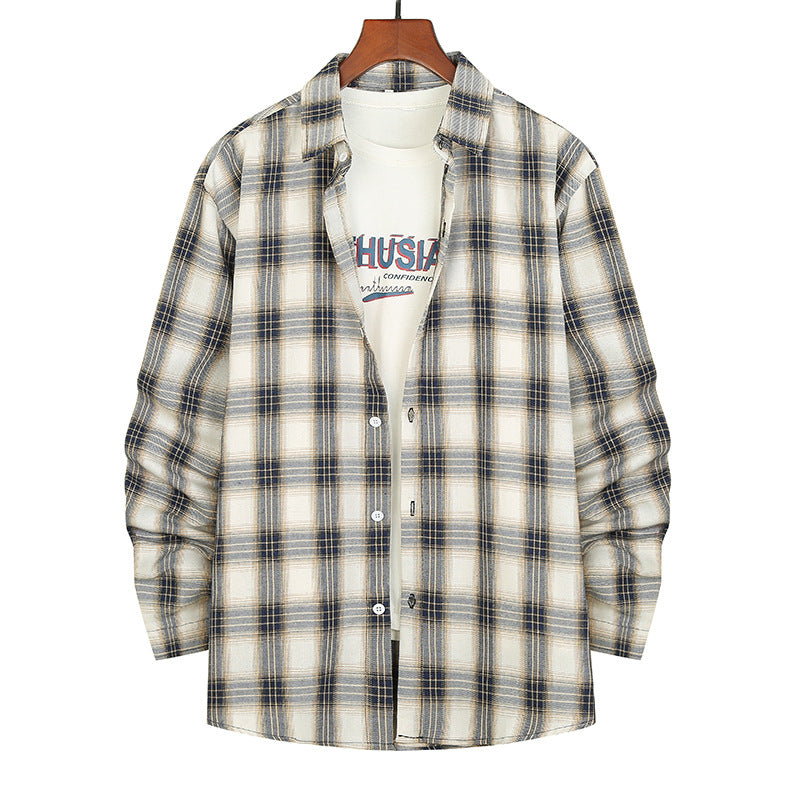 Herren Flanellhemd mit modernem Karomuster und bequemer Passform Aliams