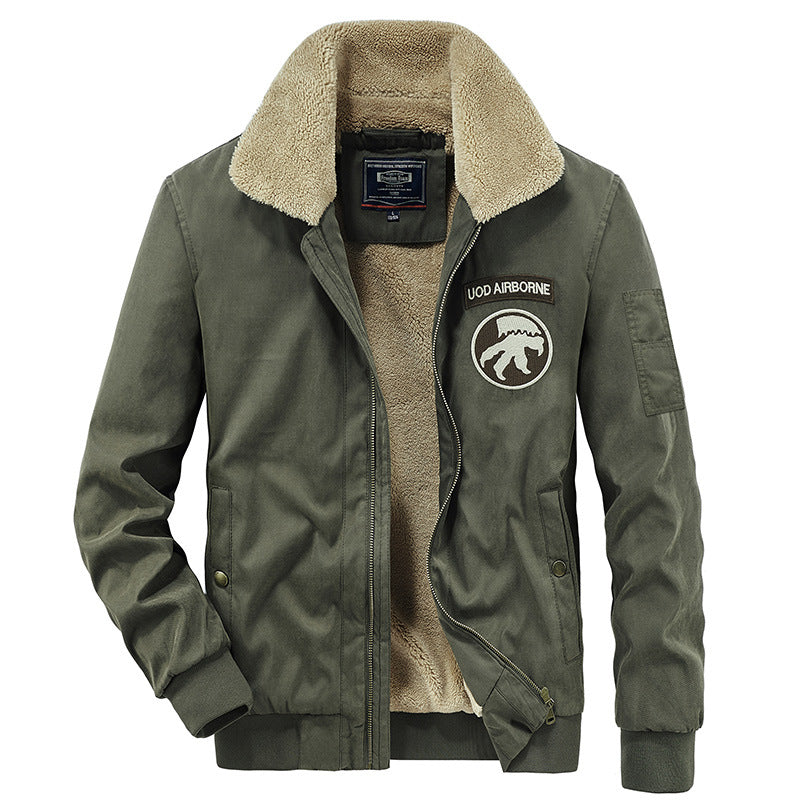 Herren Übergangsjacke mit wärmendem Sherpa-Futter Aliams