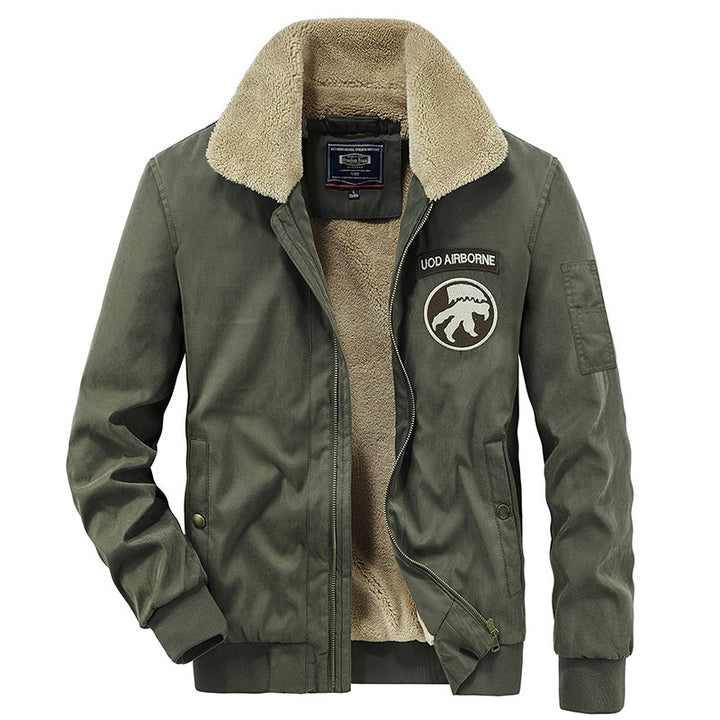 Herren Übergangsjacke mit wärmendem Sherpa-Futter Aliams