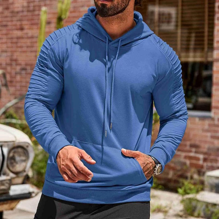 Herren Sport-Hoodie mit innovativer Textur und funktionalem Schnitt Aliams