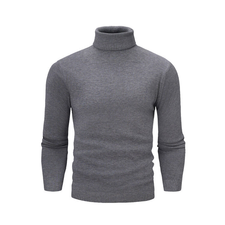 Herren eleganter Rollkragenpullover aus feiner Merinowolle Aliams