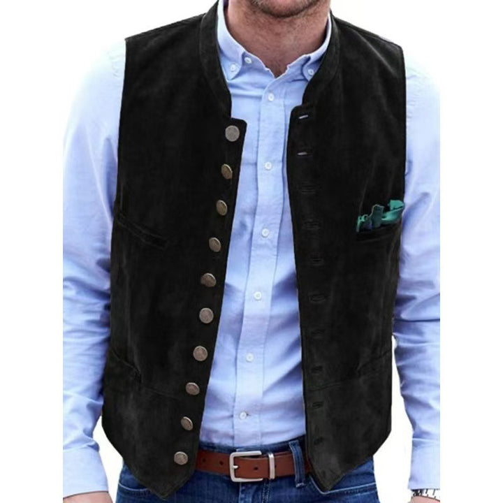 Herren elegante Weste aus Wildleder Aliams