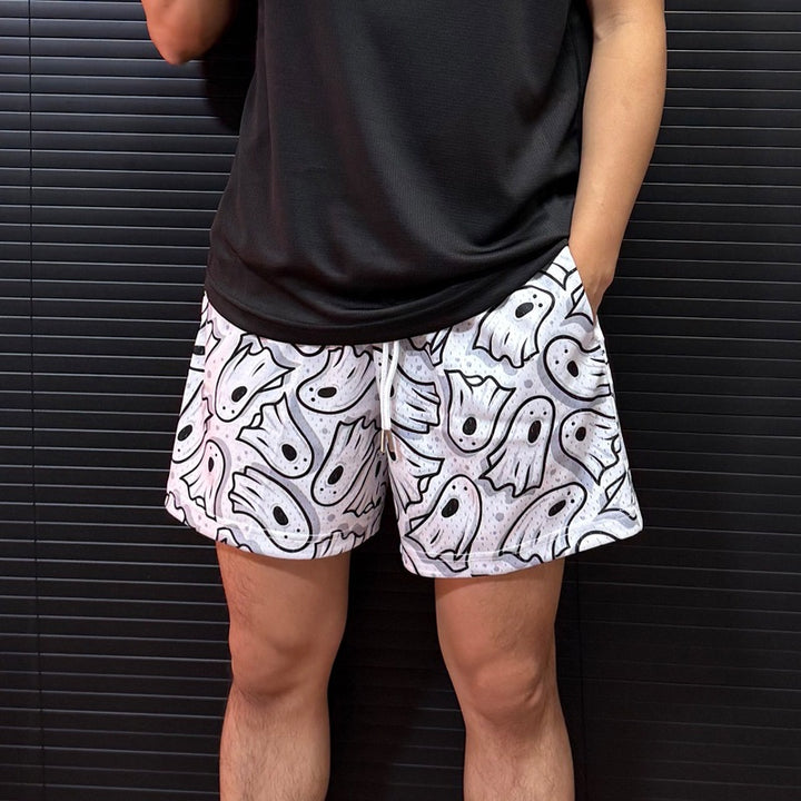 Herren Ghost Print Badehorts Aliams