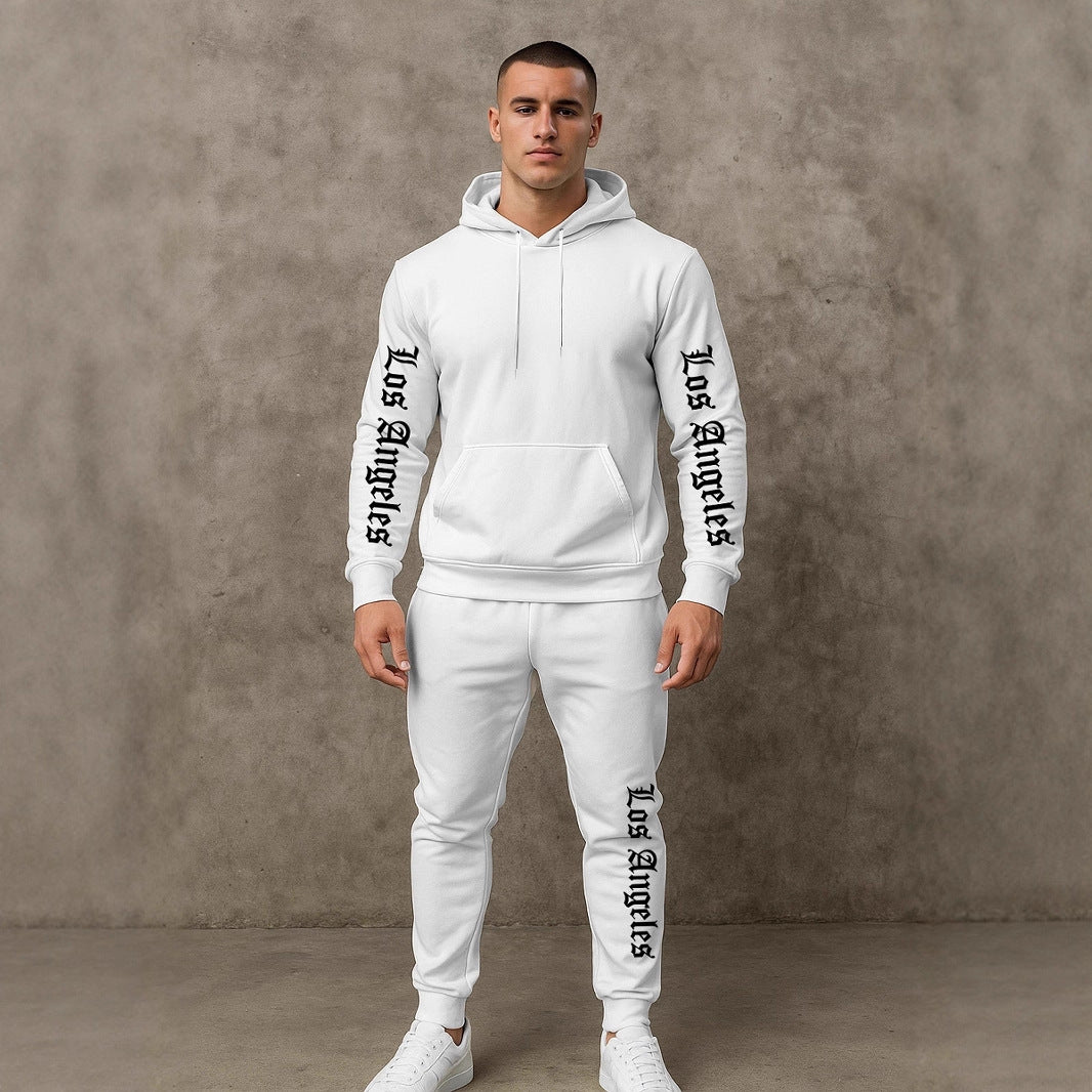 Herren Sportlicher Hoodie- und Jogginghosensatz Aliams