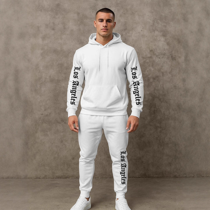 Herren Sportlicher Hoodie- und Jogginghosensatz Aliams