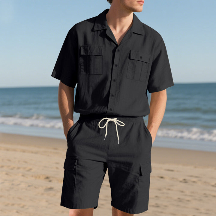 Herren Freizeitanzug mit klassischem Schnitt und praktischen Taschen Aliams