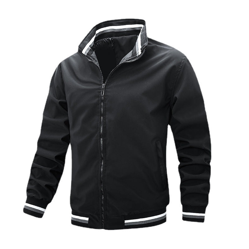 Herren elegante Bomberjacke mit stark isolierendem Innenfutter Aliams