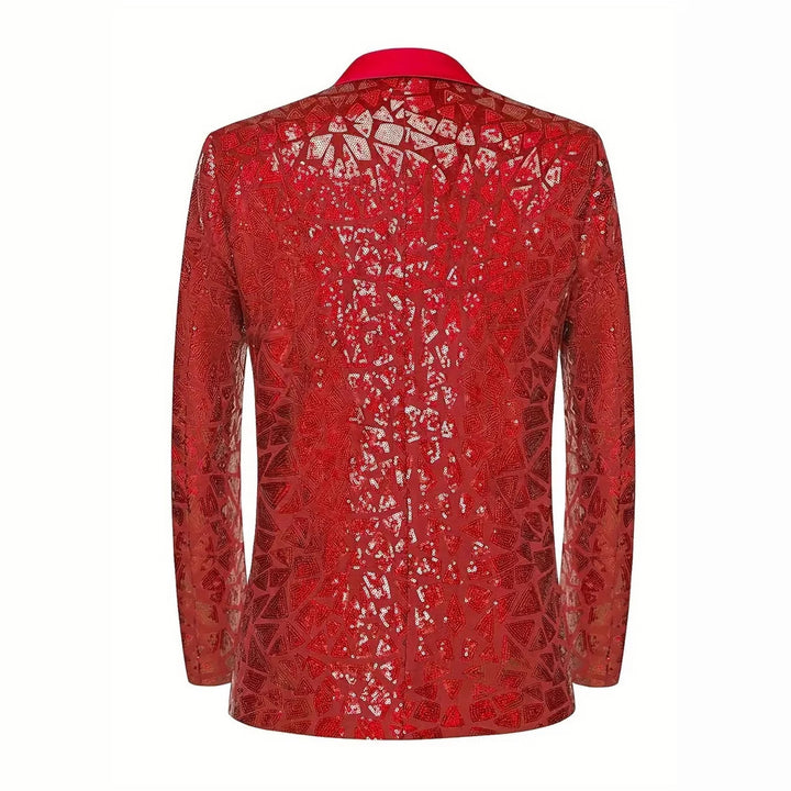 Herren glamouröser Paillettenblazer Aliams