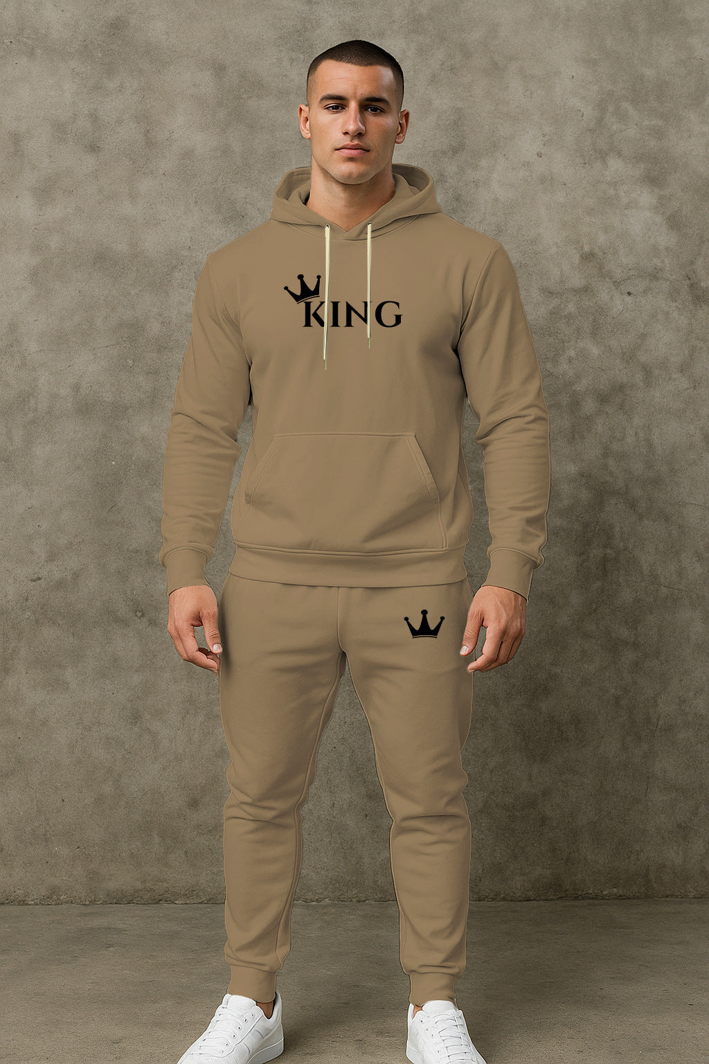 Herren hochwertiger Hoodie und Jogginghose Set Aliams
