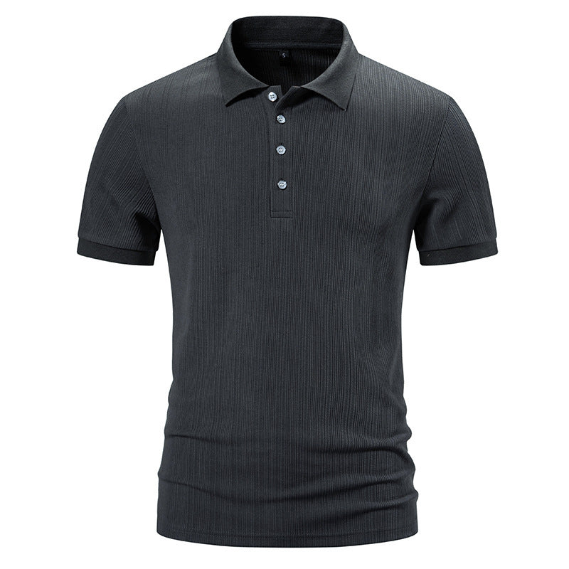 Herren Poloshirt mit strukturiertem Design und hochwertiger Baumwollmischung Aliams
