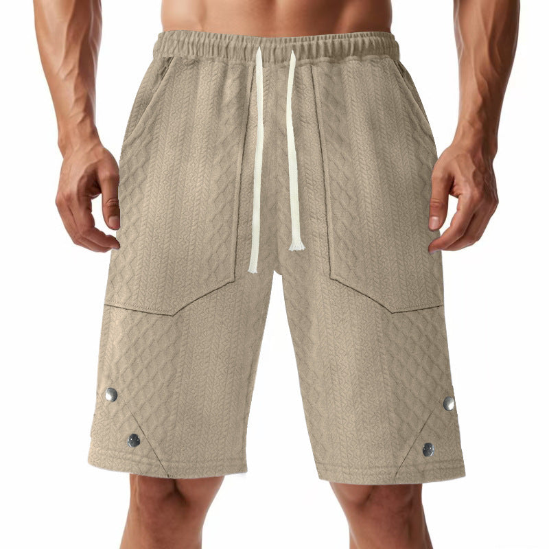 Herren Cargo-Shorts mit strukturiertem Design und praktischen Taschen Aliams