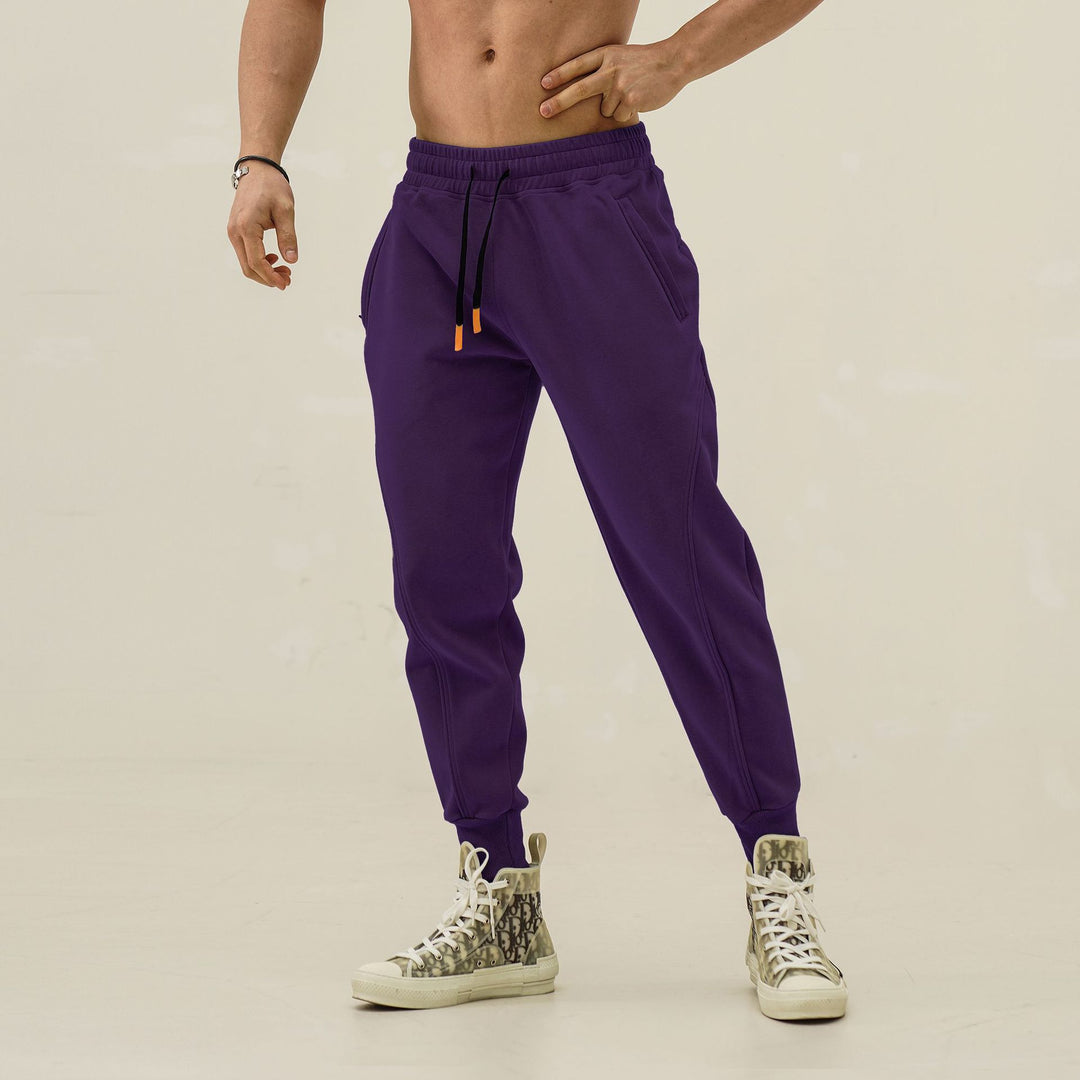 Herren Sportliche Sweatpants mit elastischem Bund und seitlichen Reißverschlusstaschen Aliams