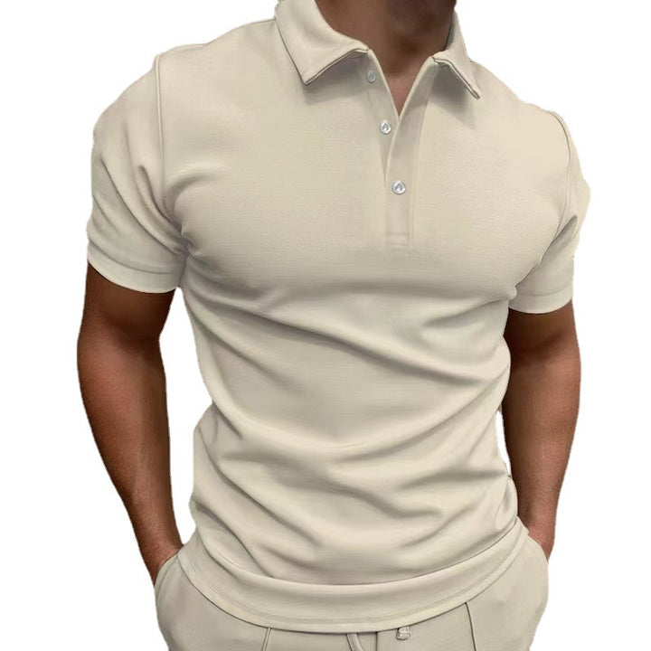 Männer leistungsorientiertes Kurzarm Polo-Shirt Aliams