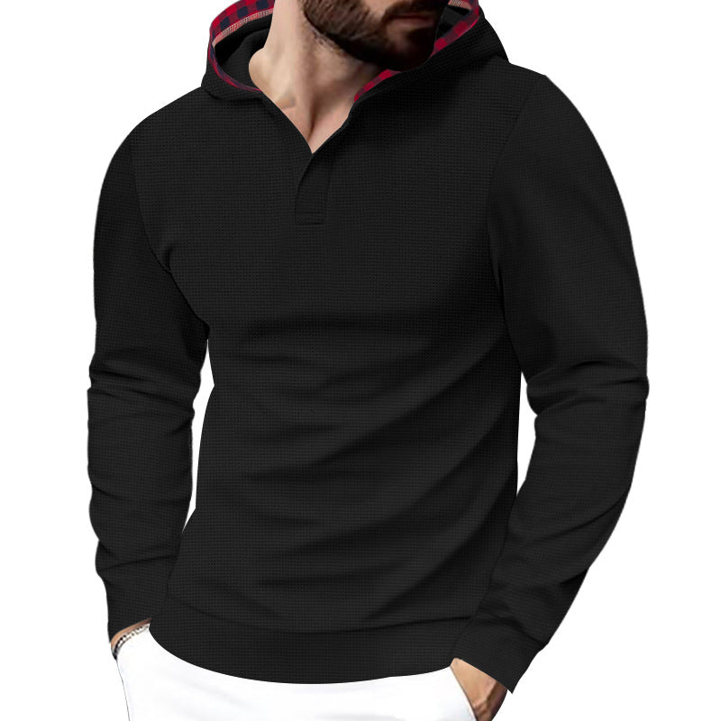 Herren Kapuzensweater mit strukturiertem Design und komfortablem Schnitt Aliams
