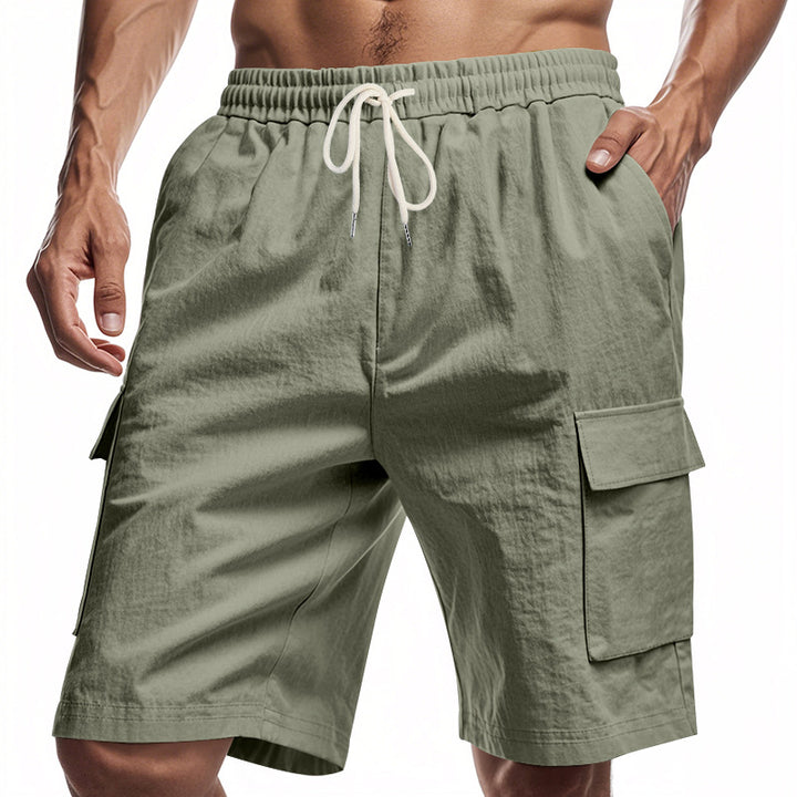 Herren Cargo-Shorts mit elastischem Bund und praktischen Seitentaschen Aliams 1757709006
