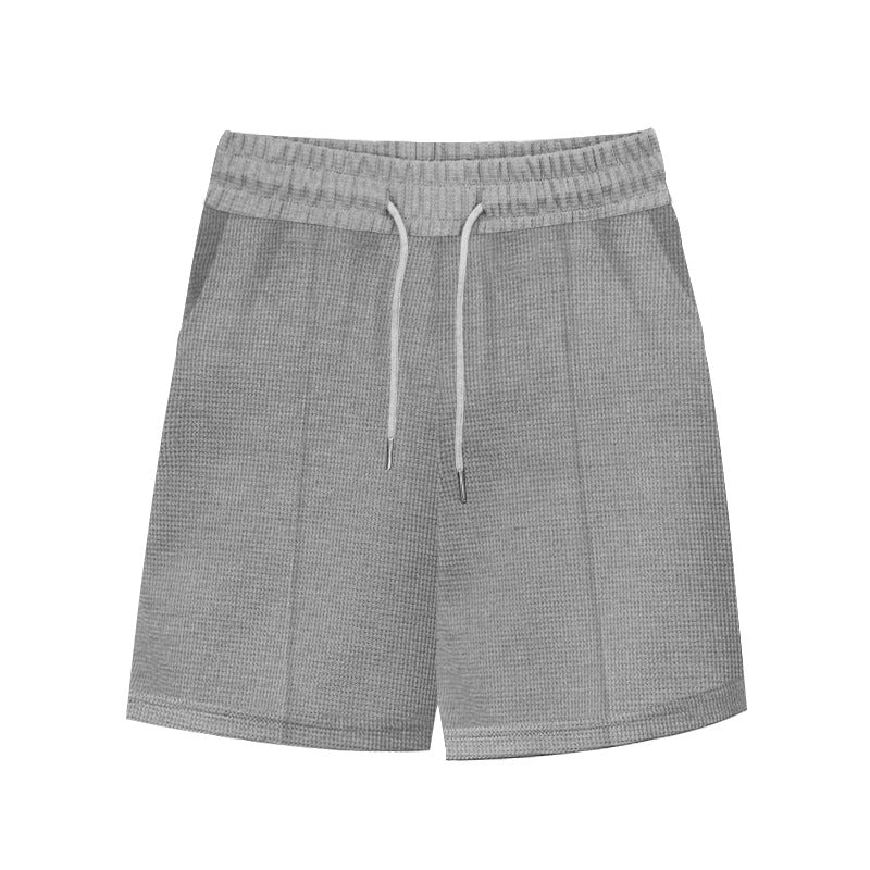 Herren atmungsaktive Fitness-Shorts mit elastischem Bund und Seitentaschen Aliams