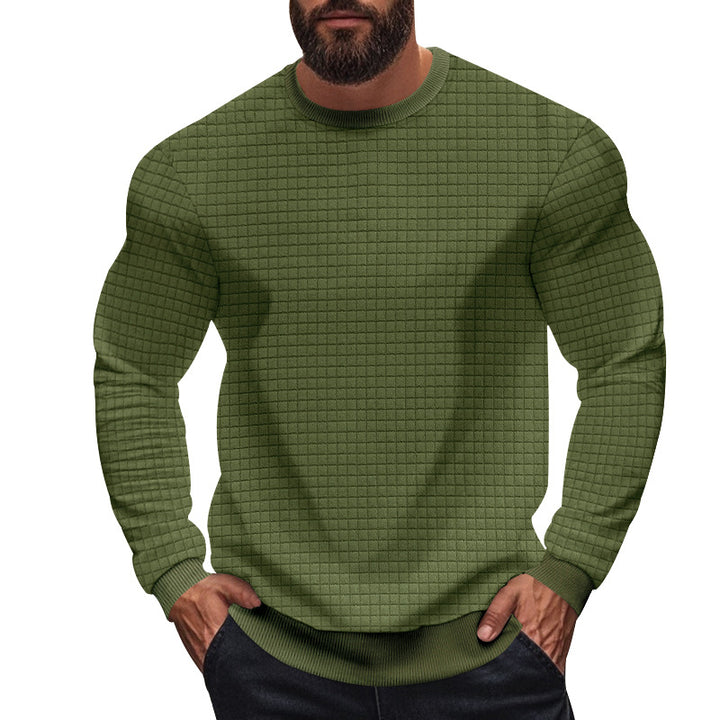 Herren strukturiertes Sweatshirt mit modernem Schnitt und hohem Tragekomfort Aliams
