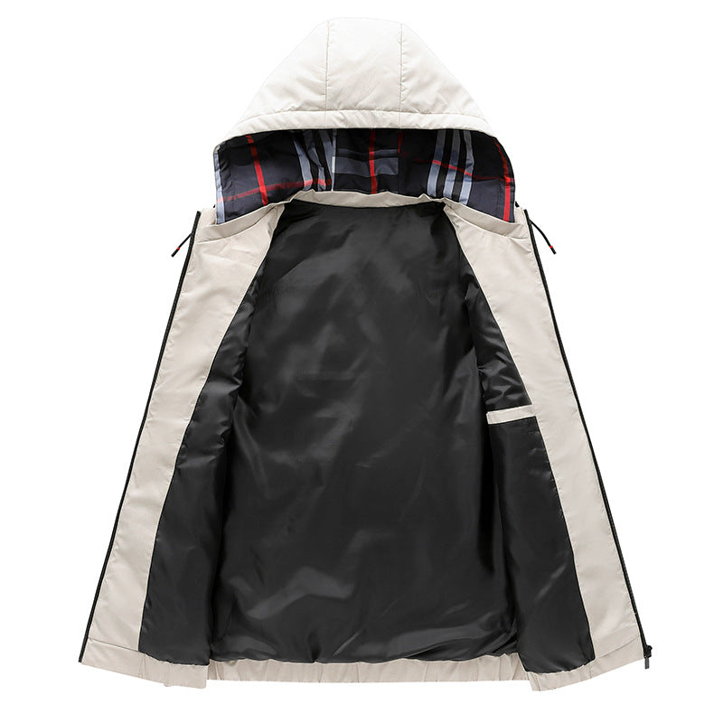 Herren Steppweste mit Kapuze und atmungsaktiven Eigenschaften Aliams