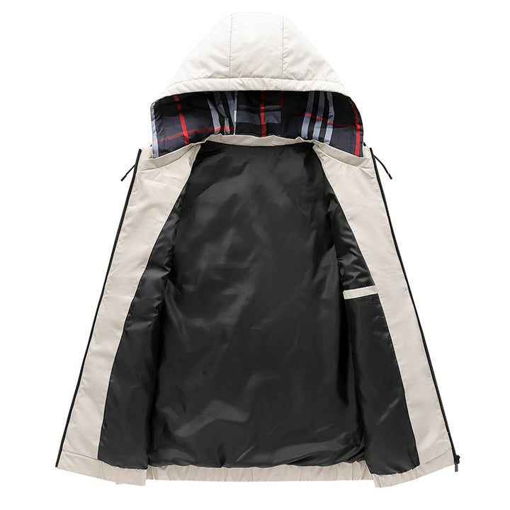 Herren Steppweste mit Kapuze und atmungsaktiven Eigenschaften Aliams